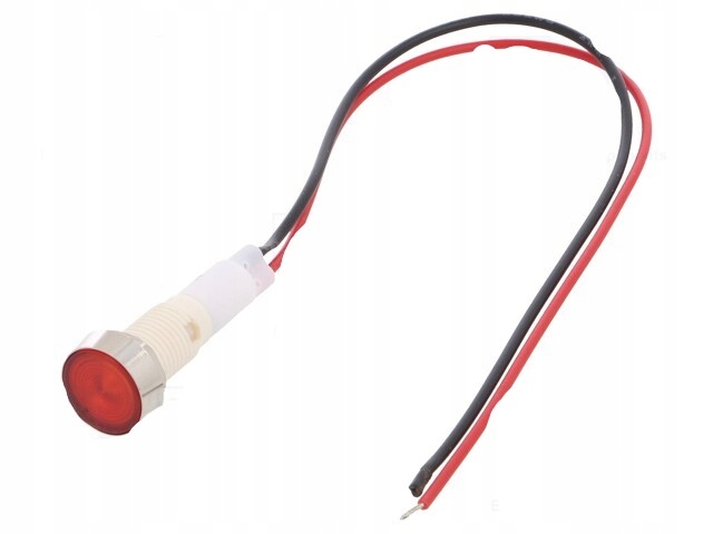 Kontrolka IND10P-230R-W czerwona 230V ac/dc