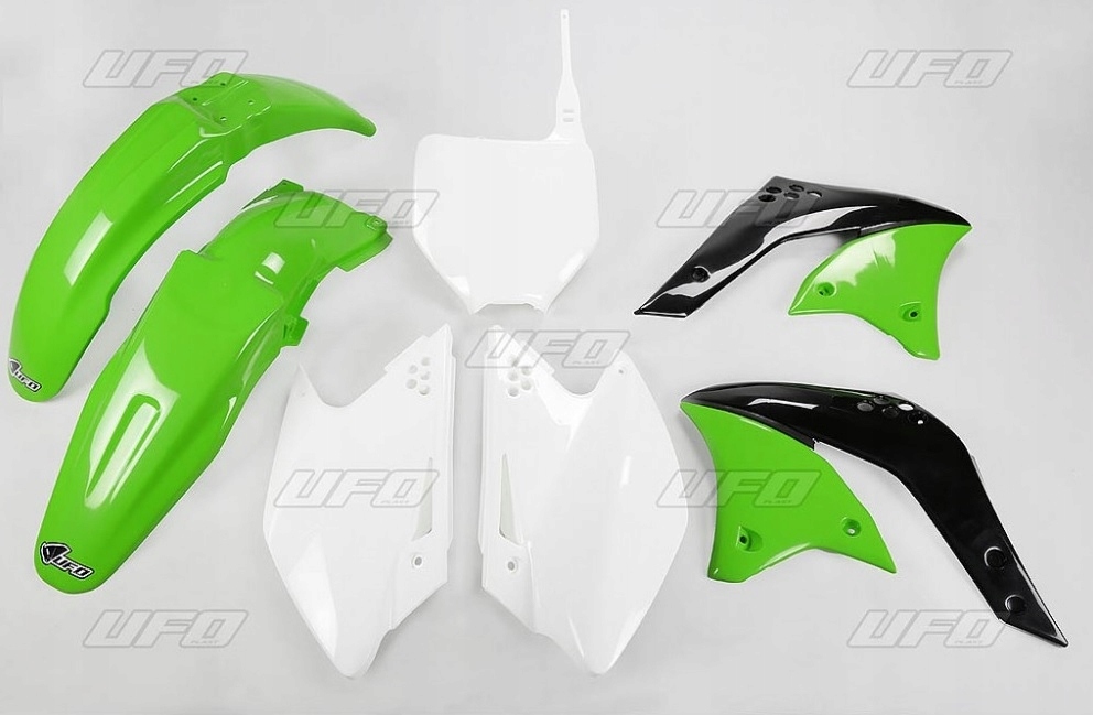 Ufo Sada Plastov Kawasaki Kxf 250 '06 Farba Oem (zelená/biela) (KA204