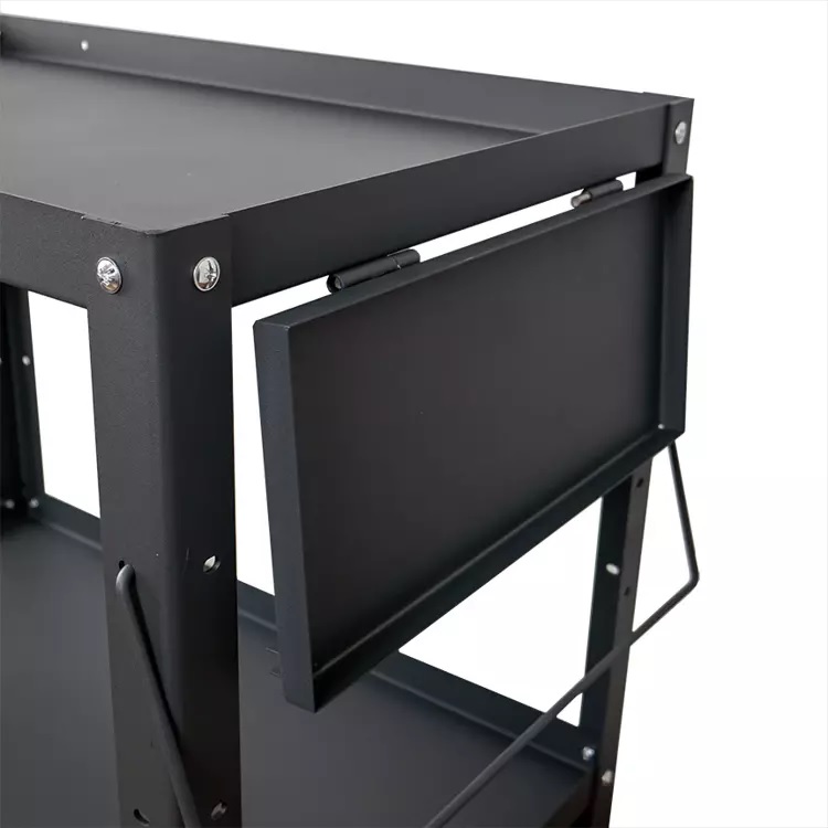 Wózek transportowy platformowy na paczki do kompletacji zamówień 4lop Kod producenta wozek-143431