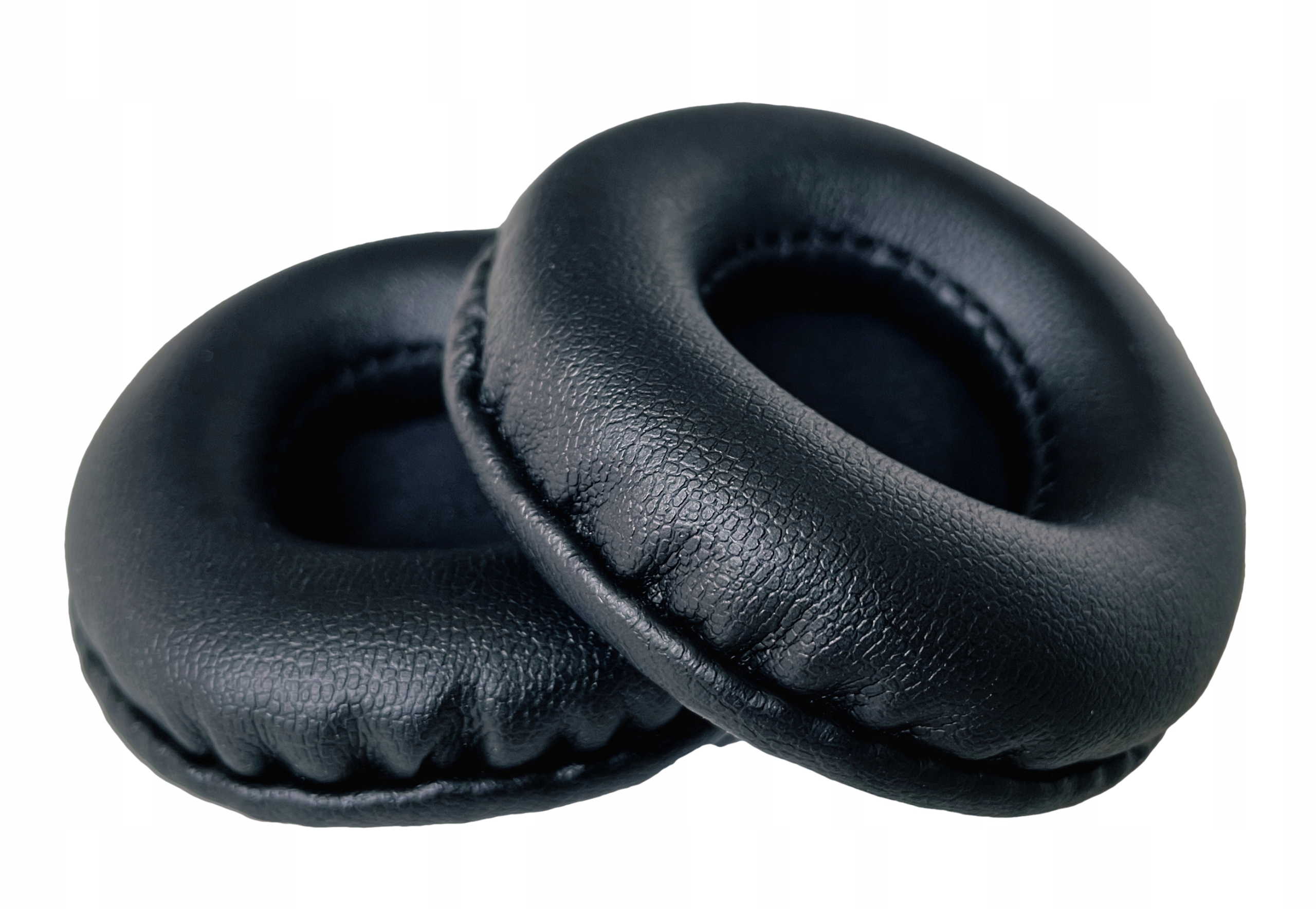 GĄBKI NAKŁADKI SKÓRZANE PADY NAUSZNIKI DO SŁUCHAWEK 60MM