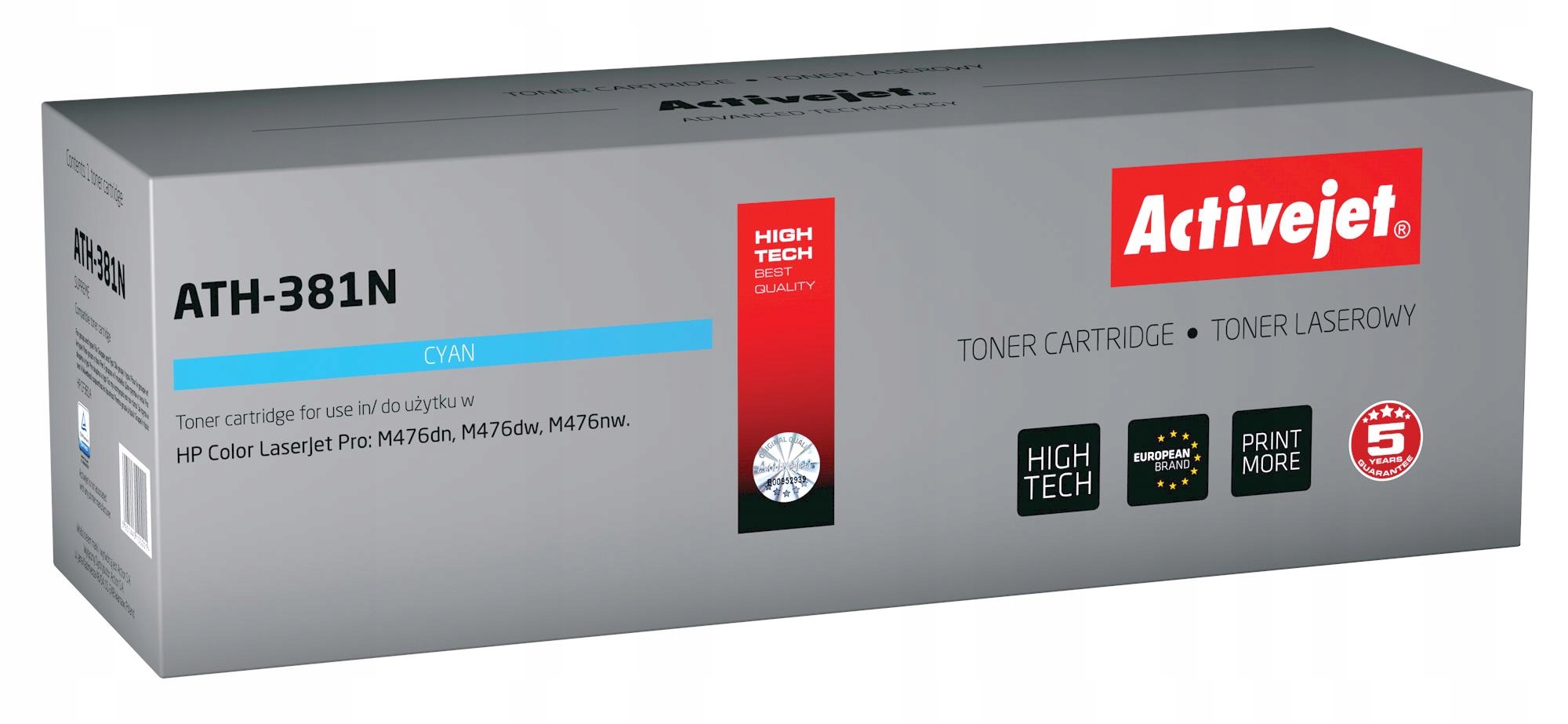 Toner ActiveJet ATH-381N do Hp niebieski (cyan)