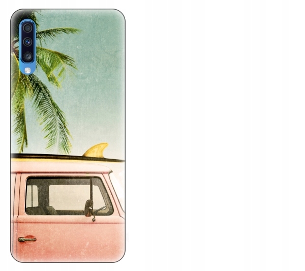

Etui pokrowiec Samsung Galaxy A70 Samochód vintage
