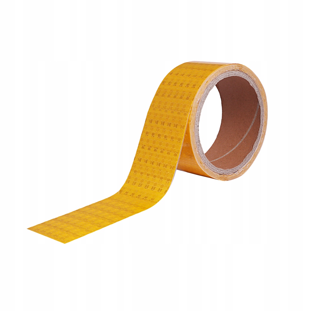 TAŚMA ODBLASKOWA SAMOPRZYLEPNA KONTUROWA PLASTER MIODU ŻÓŁTA 5m Numer katalogowy części PLASTER