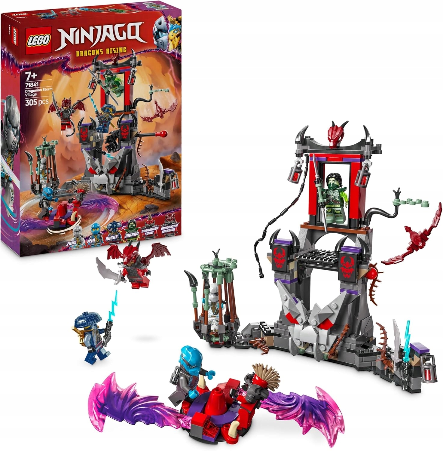 Lego 71841 Ninjago Bouřková vesnice Dragonů