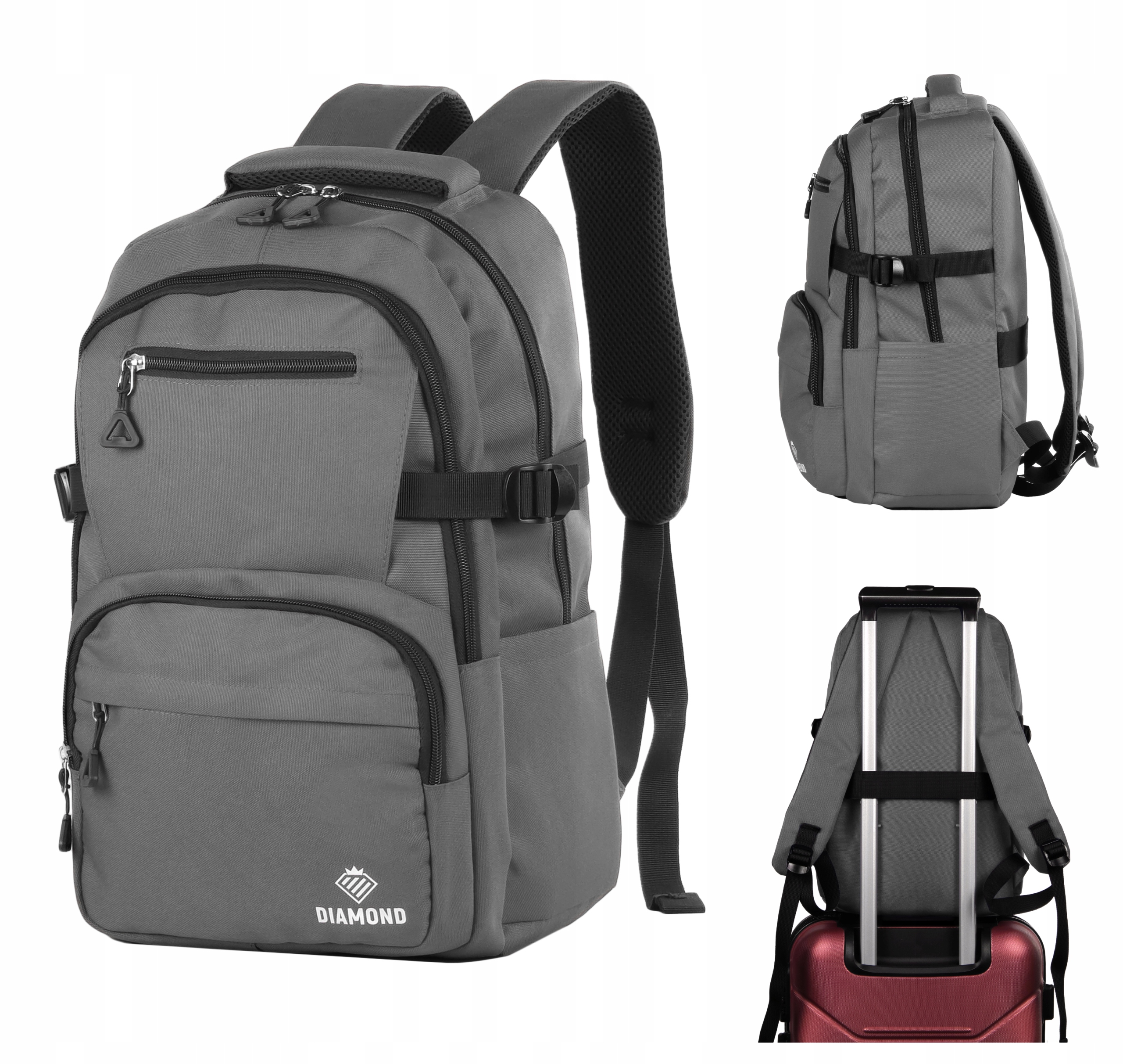Plecak do samolotu Podróżny Miejski bagaż podręczny Kabinowy lekki Diamond