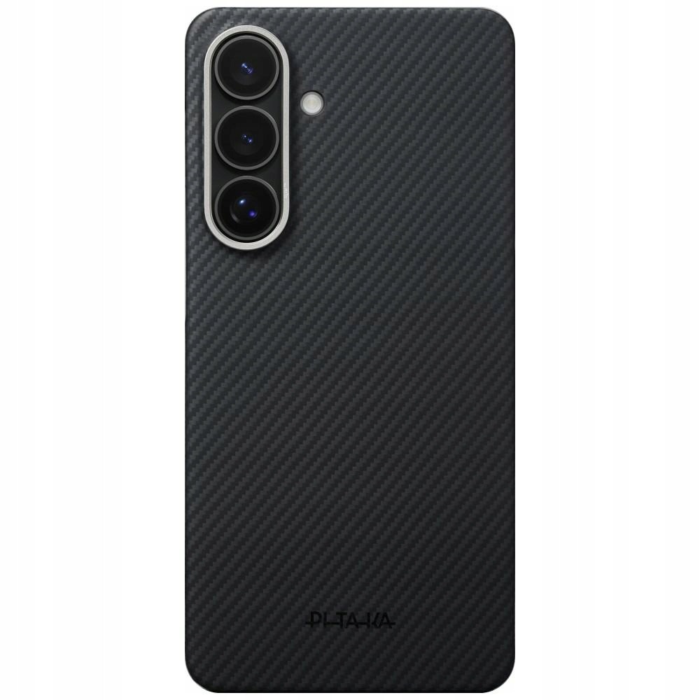 Puzdro pre Samsung Galaxy S26 Pitaka Aramid Fiber Case Magsafe Čierne/Sivé
