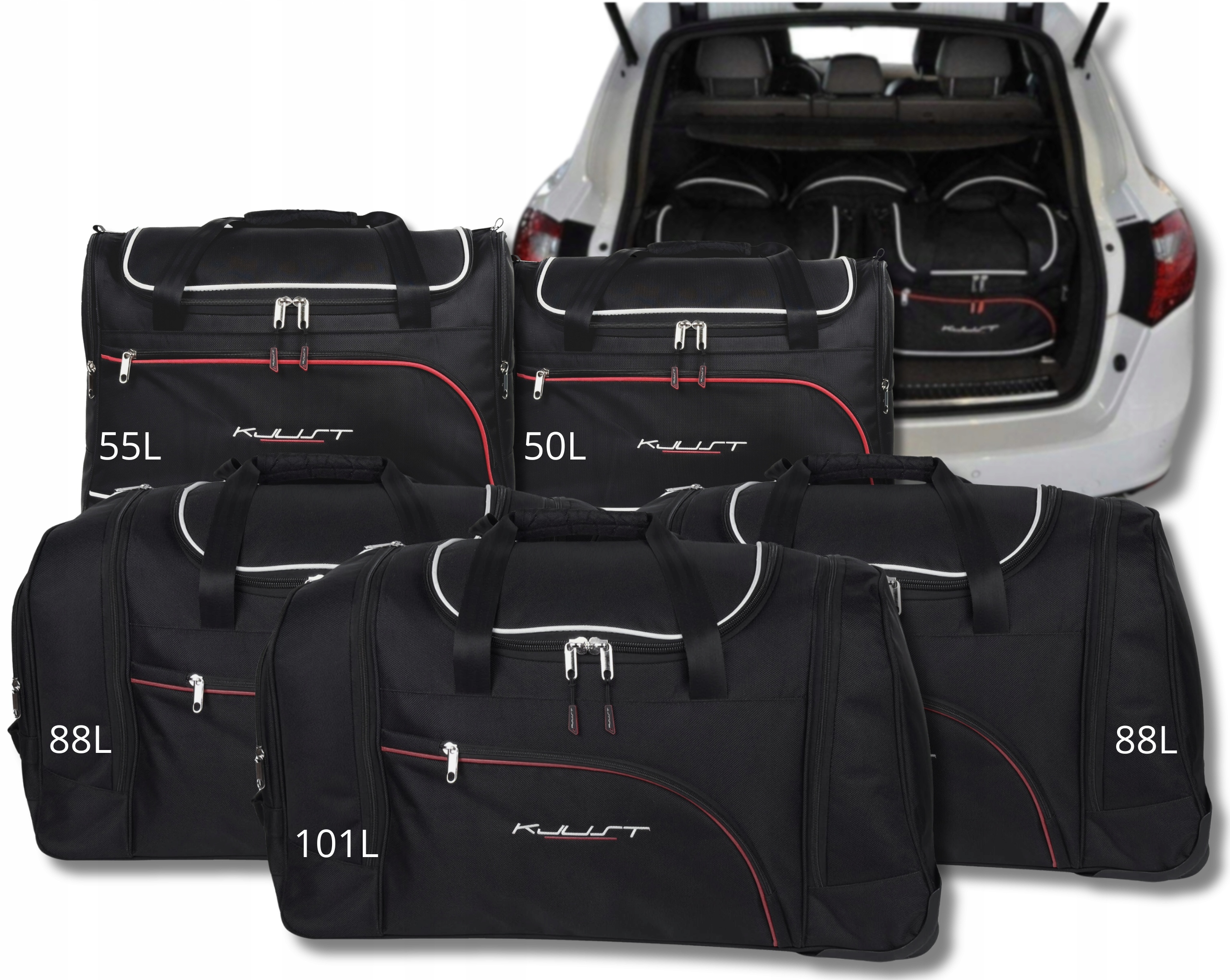 Cestovná Taška Do Kufra Porsche Cayenne 2010-20173 ks 5 ks