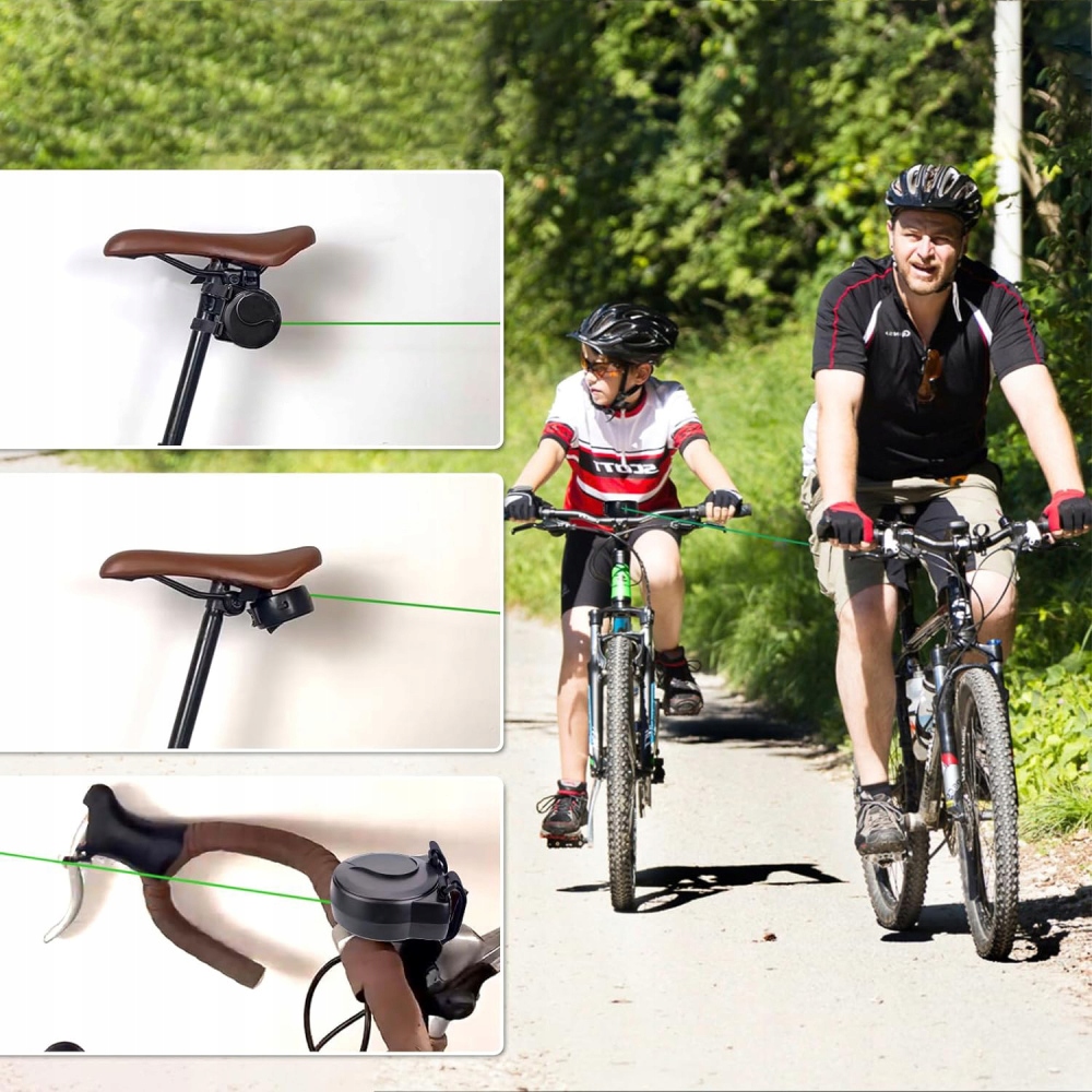 LINKA HOL ROWEROWY HOLOWNICZA DO ROWERU DZIECKA SAMOZWIJAJĄCA 2.5m Liczba miejsc 1