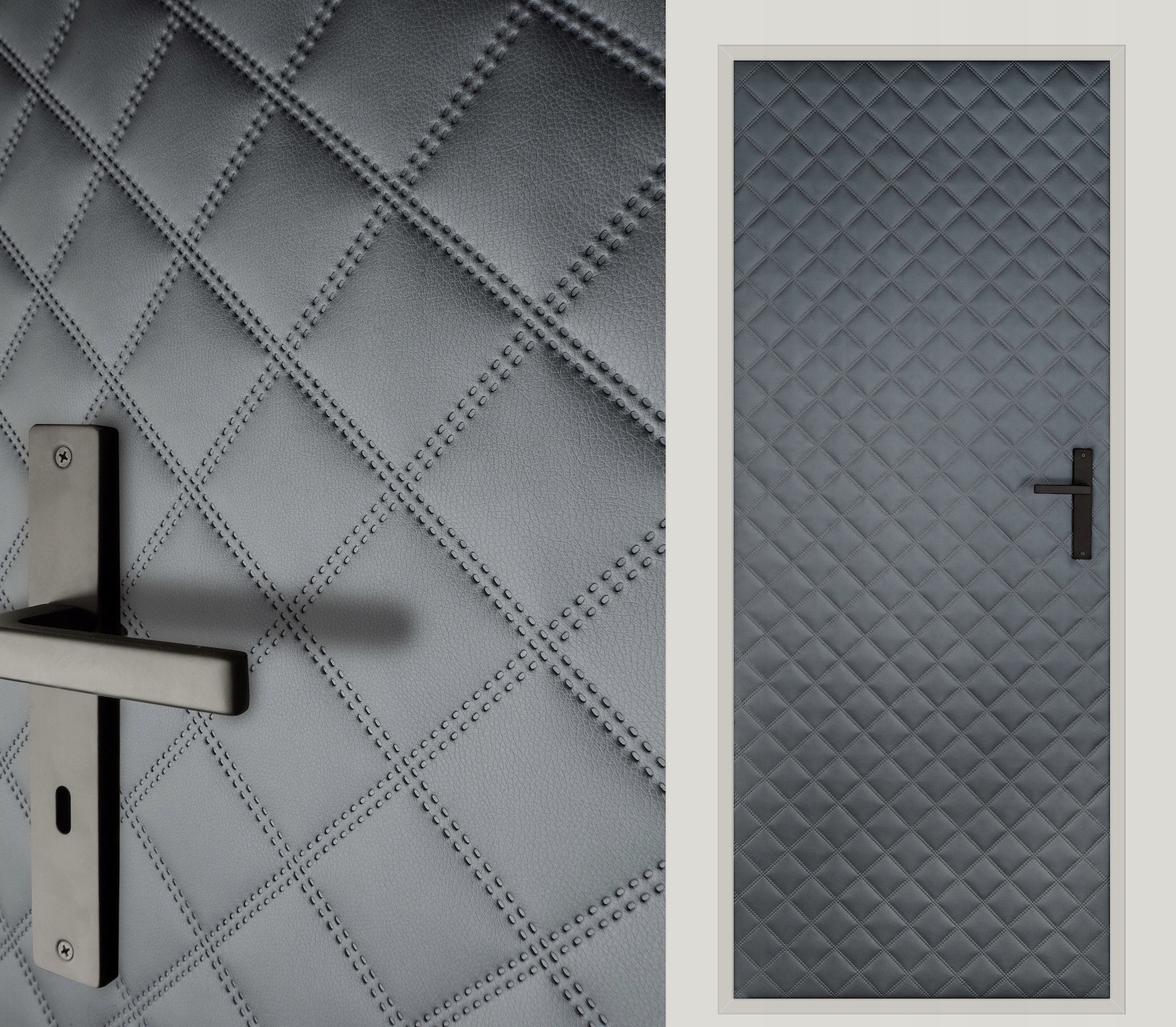 Antracit 115x215 Dveřní Čalounění Obložení dveří Vnější zateplení