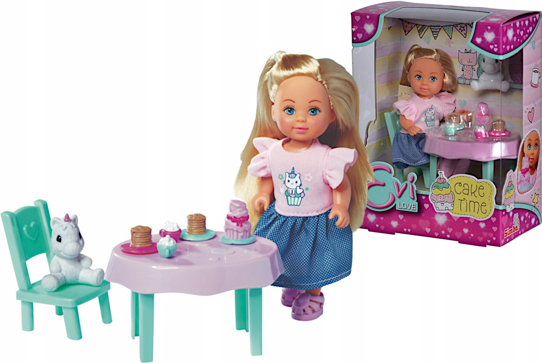 

Lalka Evi I Jednorożec Czas Na Ciastko Akcesoria