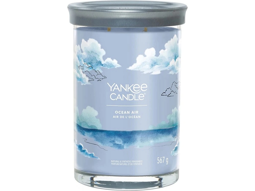 Yankee Candle vonná svíčka Signature Tumbler ve skle velká Ocean Air 567g