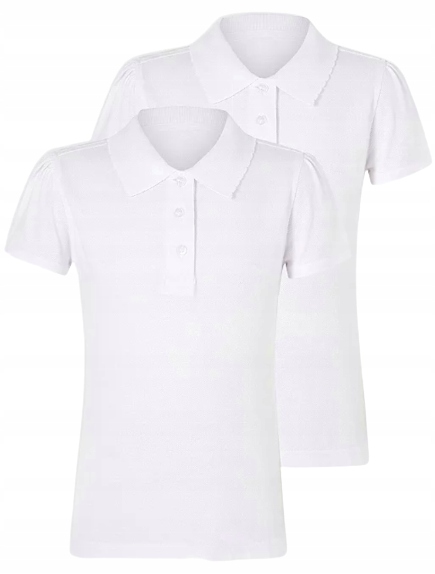 

George 2pak t-shirt polo 122 *6-7 Koszulka Girl