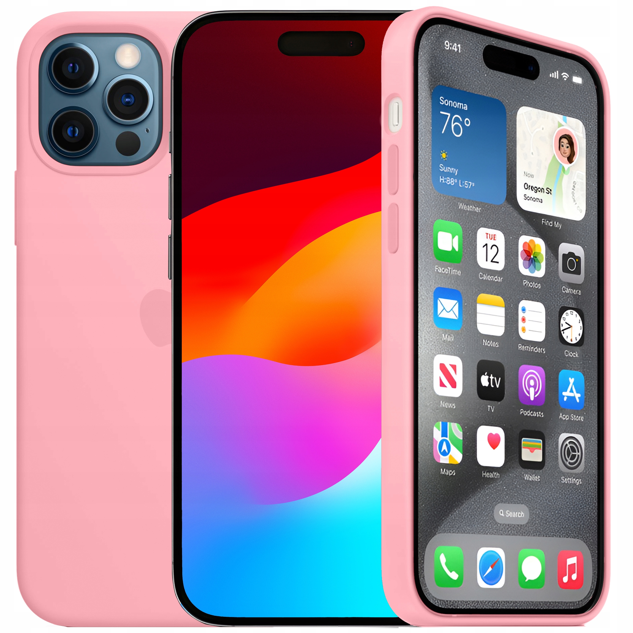 ETUI DO IPHONE 13 SILIKONOWE CASE OBUDOWA DO APPLE PLECKI 45 KOLORÓW DUŻO