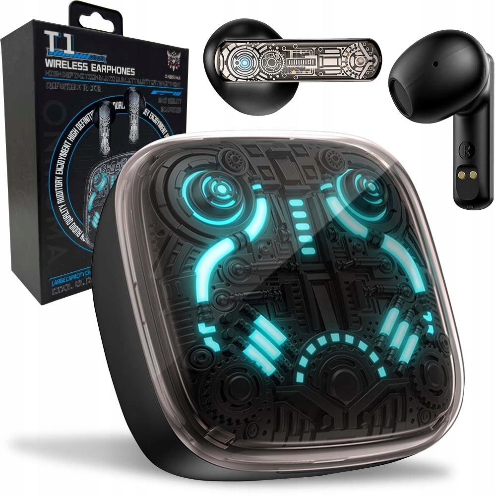 Słuchawki Bezprzewodowe Douszne Pchełki Sportowe Bt 5.3 Tws