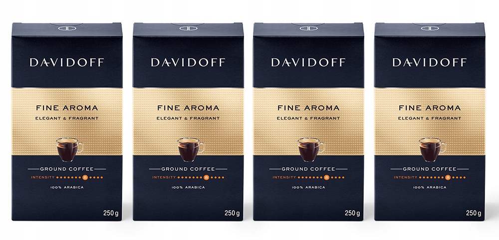 Kawa mielona Davidof Fine Aroma 100% Arabica do przelewu 4x 250g