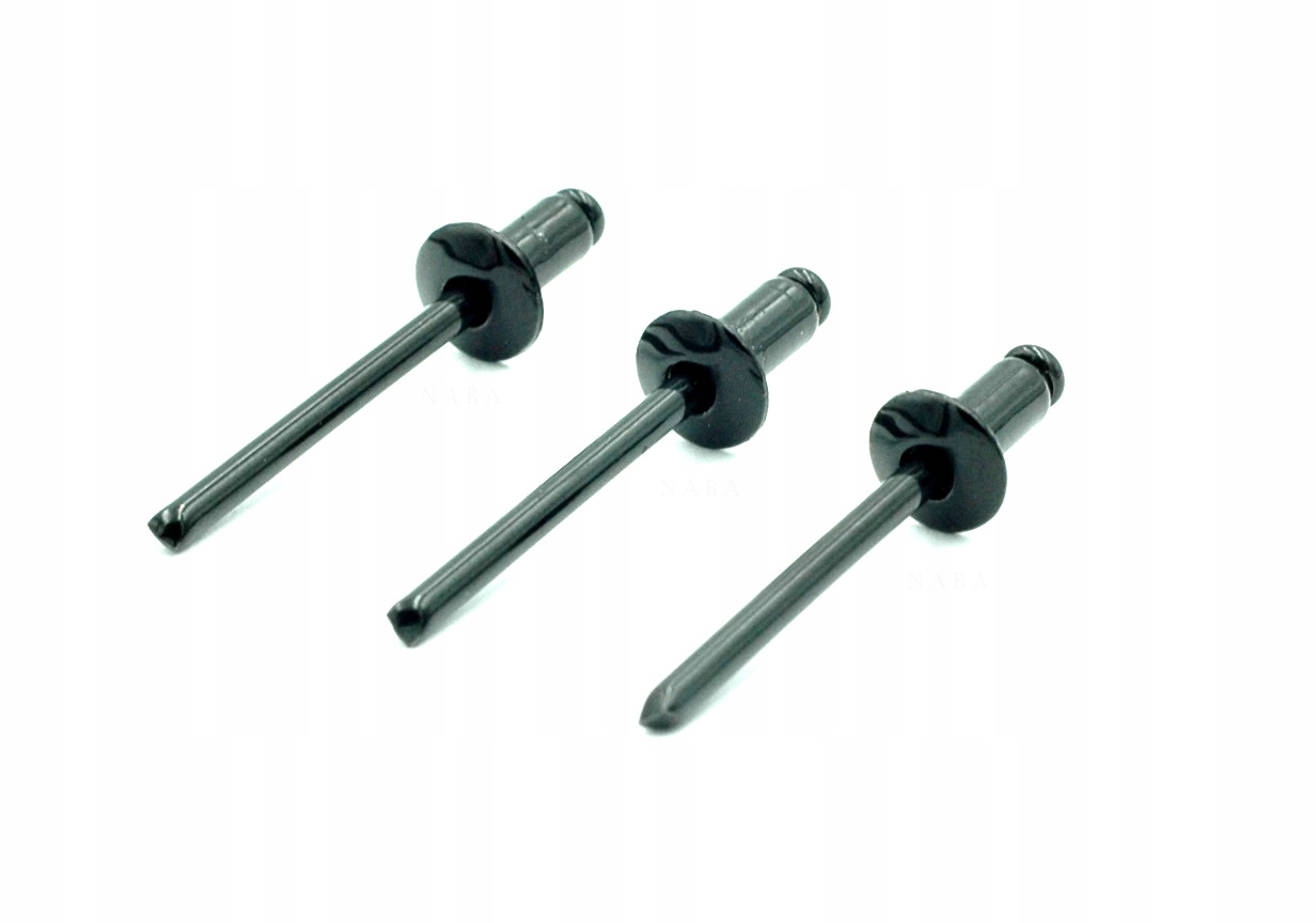 

Nit Nity Zrywalne Kolor 4X8 Czarny Ral 9005 10szt