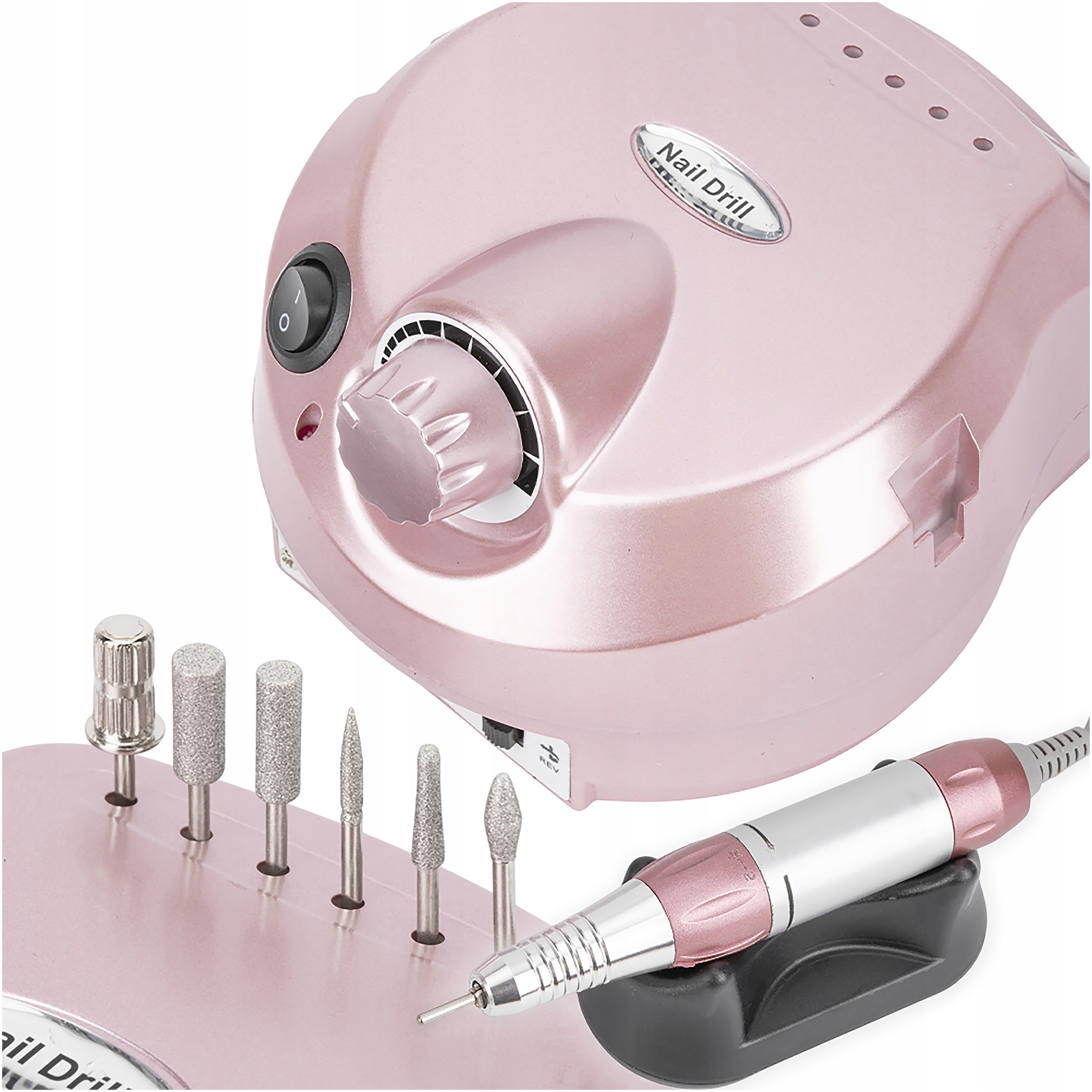 Profesionální Bruska na nehty 65 W Silná růžová pedikúra Manikúra