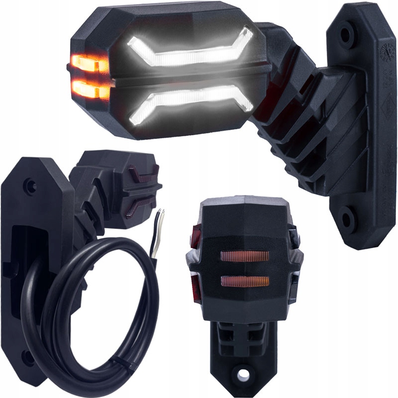 LAMPA OBRYSOWA NA WYSIĘGNIKU ŚREDNIM SKOŚNYM PRAWA