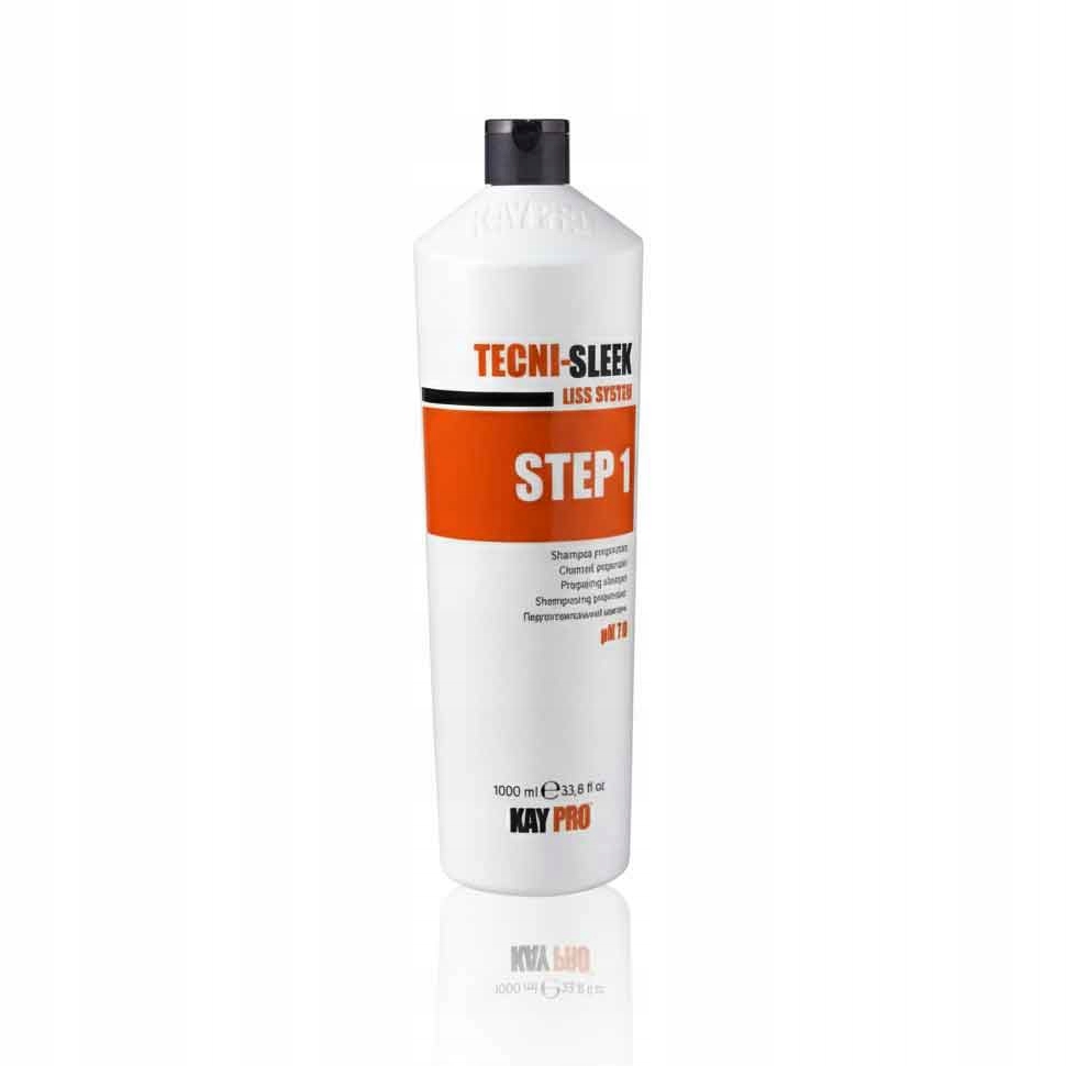 KayPro Tecni-Sleek Liss Step 1 Šampon před narovnáním 1000 ml