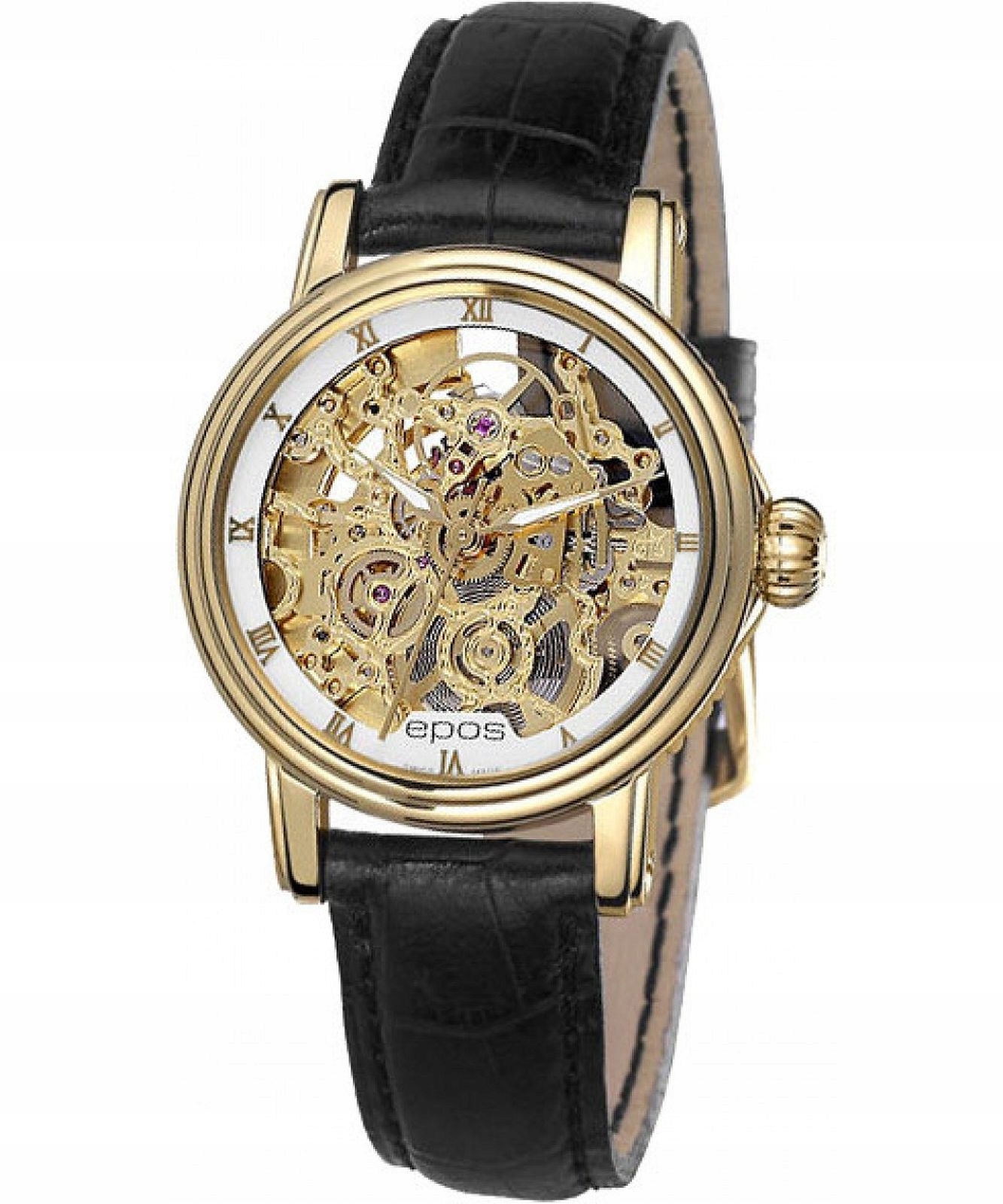 Zegarek damski Epos Skeleton Epos-4390.156.22.20.15