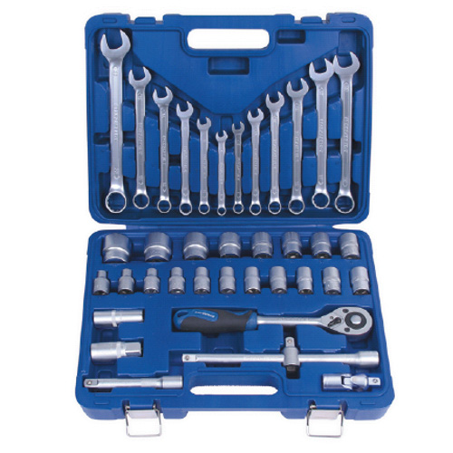 ZESTAW NARZĘDZI KLUCZY NASADOWYCH 39 EL 1/2" NASADKI GRZECHOTKA STANDART