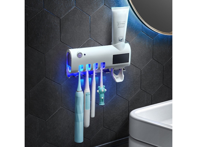 Wieszak sterylizator UV szczoteczek dozownik pasty Kod producenta D69078