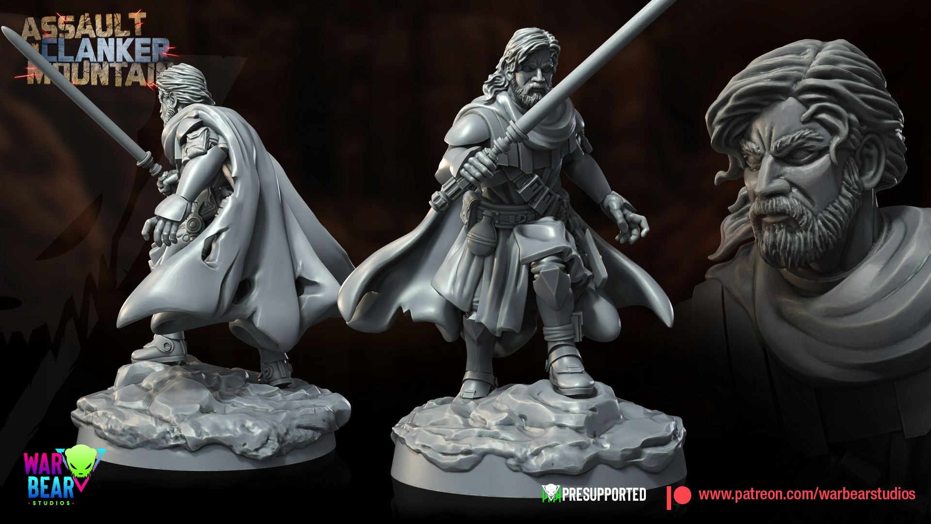 10MtnLegion Hello there! General model pasuje do gry StarWars Legion