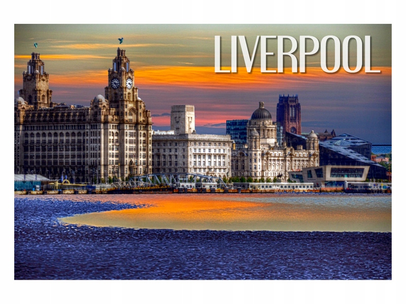 

Liverpool Trzy Gracje Magnes na lodówkę