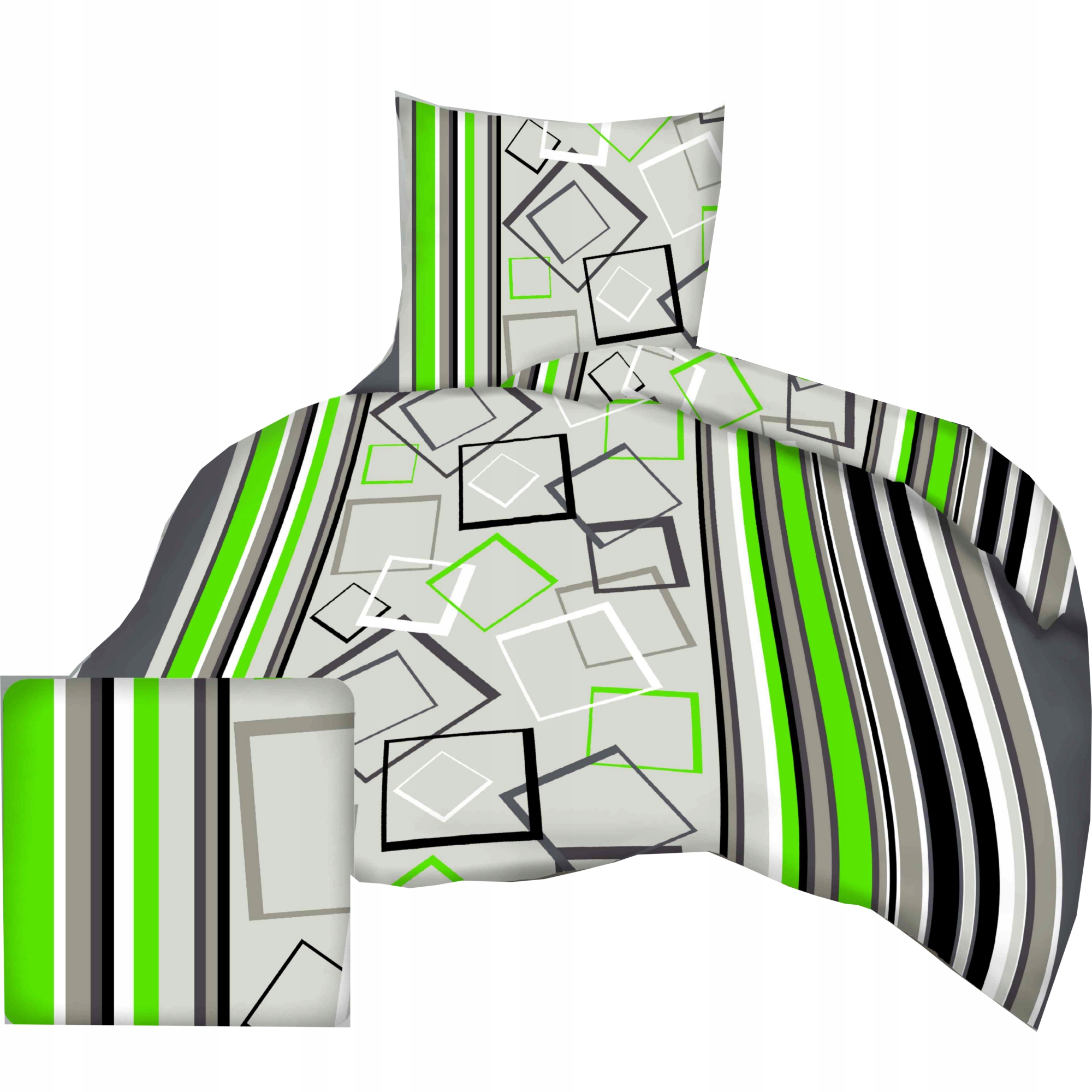 Pościel bawełniana 140x200 50x60 dziecięca studencka geometria 031s-z