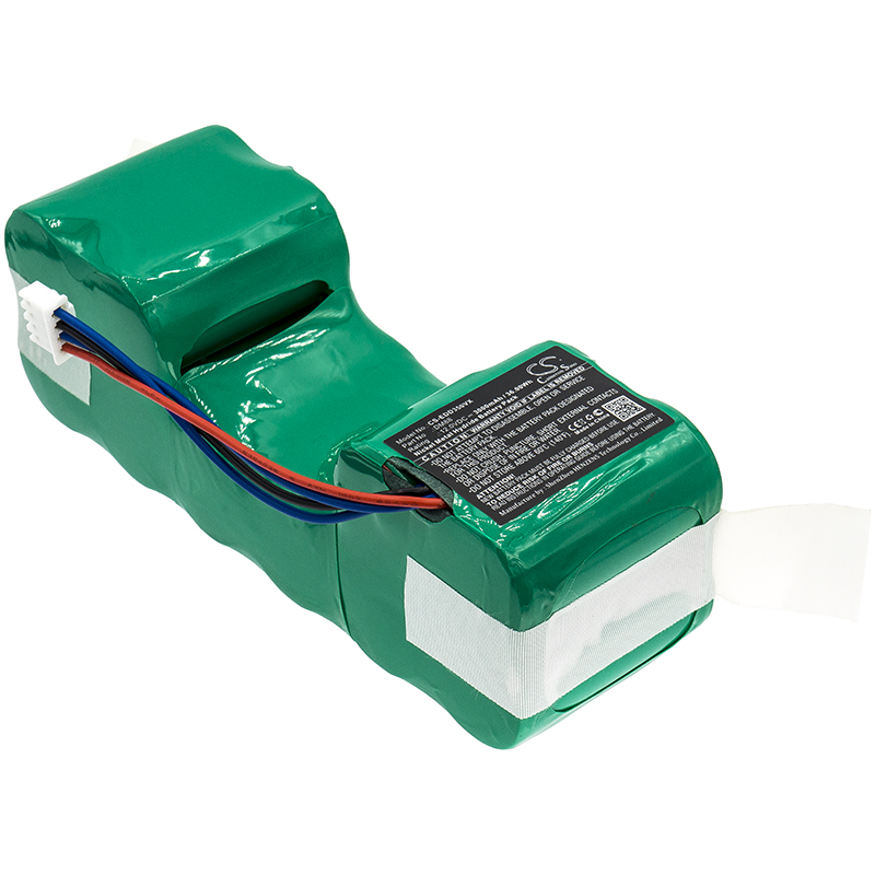 Techtek Baterie 3000mAh kompatibilní s [Ecovacs] D907, DD35, DD4G, DE33, D