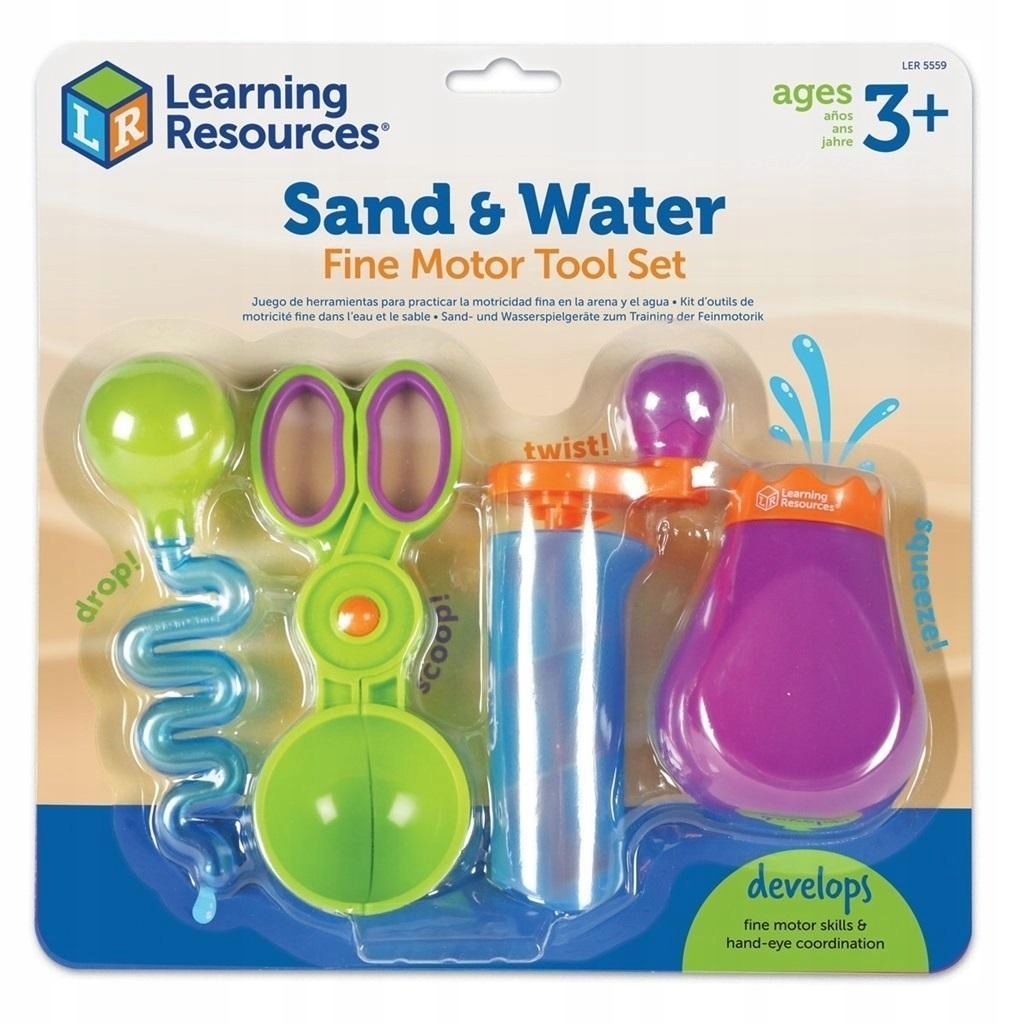 PIASEK I WODA. ZESTAW DO ĆWICZENIA MOTORYKI RĄCZEK