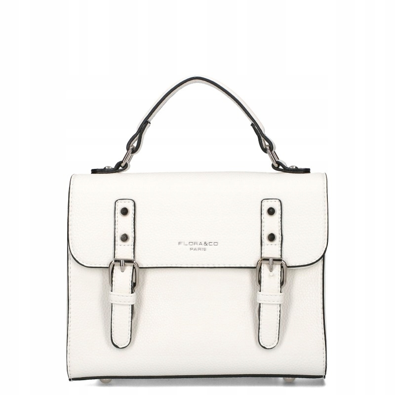 Flora&co Dámská Kabelka Taška Přes Rameno Do Ruky Eko Kůže Ecru