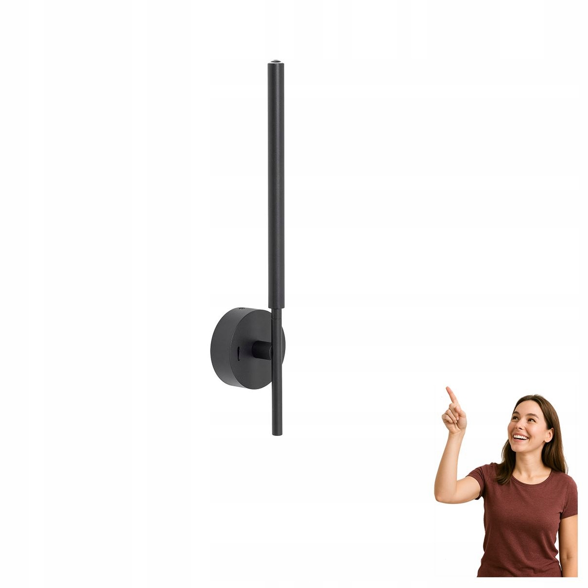 Led nástenné svietidlo 4+1W Focus Black 5397 Tk Lighting