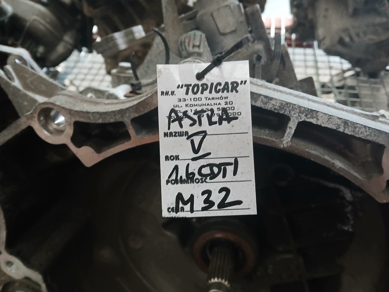 prevodovka OPEL ASTRA V 1.6CDTI M32