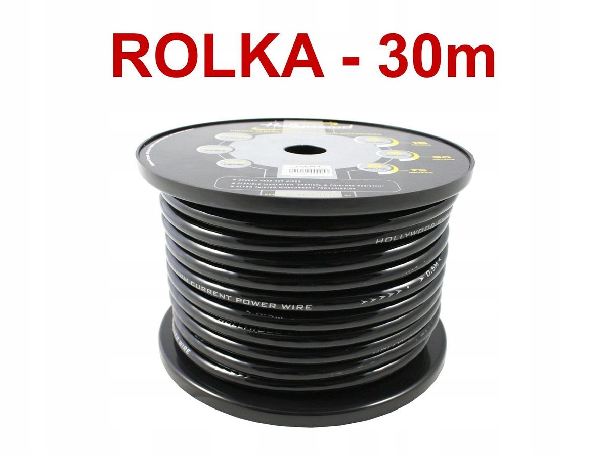 Hollywood Cca PC-B4 – napájací kábel 21 mm2 /30 m