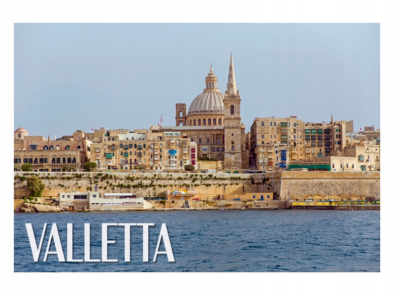 

Malta Valletta Bazylika Magnes na lodówkę
