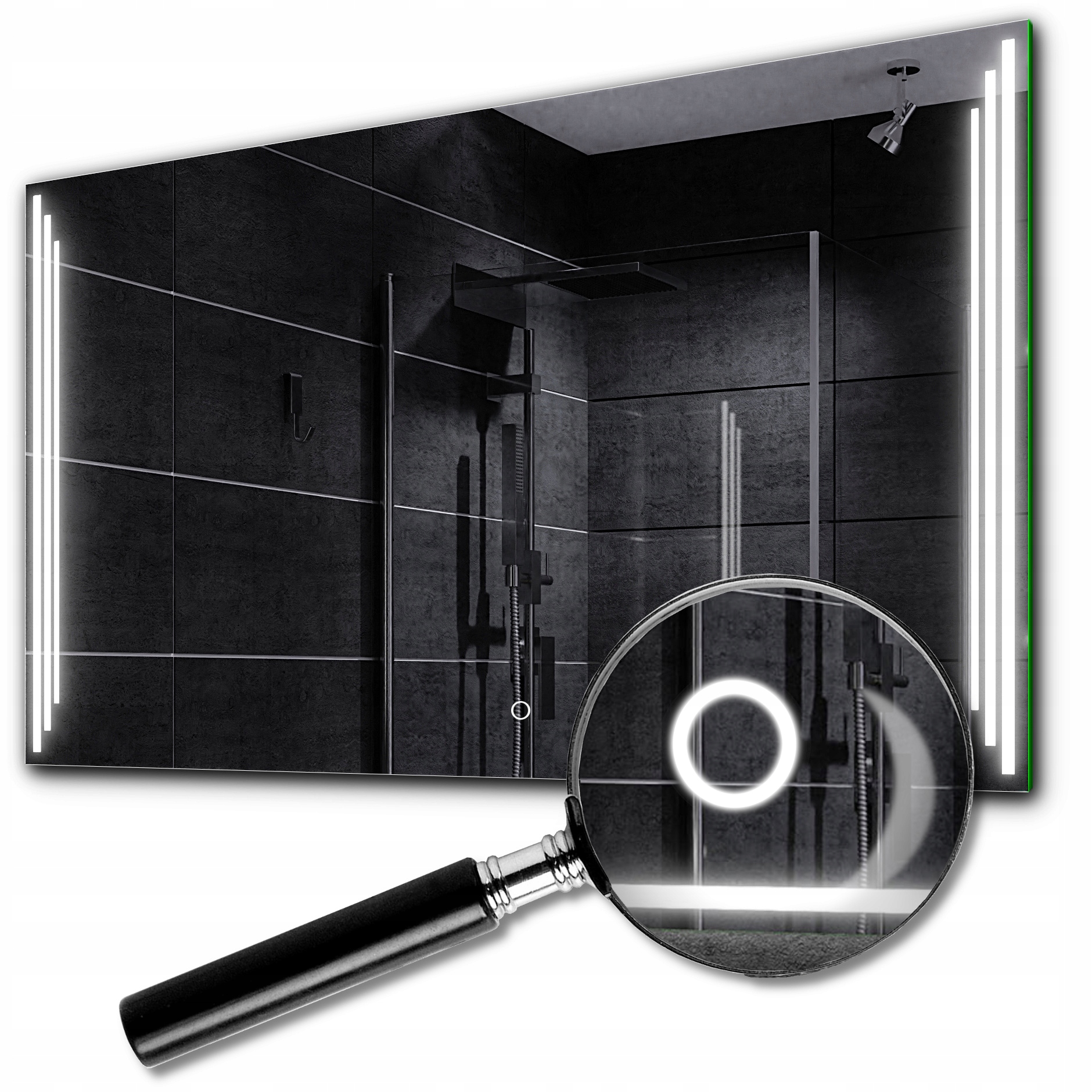 Led zrkadlo s dotykovým spínačom 160x70 Praha