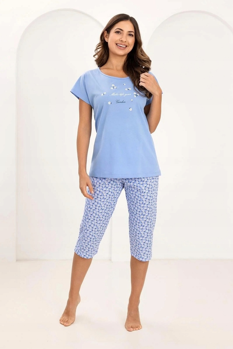 Dámské Pyžamo 735/L Modrá