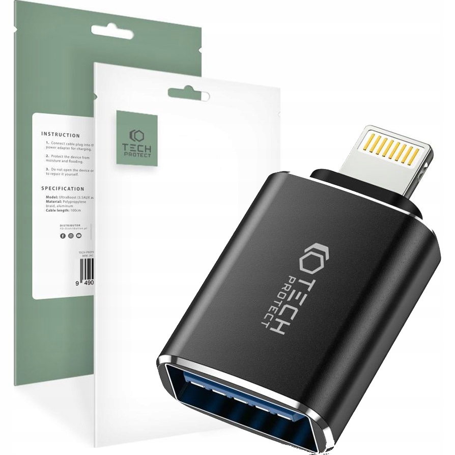 

Tech-Protect złącze, adapter Lightning na Usb-a