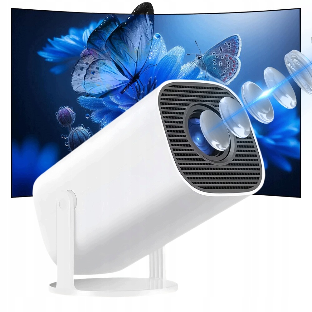 Projektor Rzutnik Mini Smart Tv 4K Android 11 Wifi 6 Bluetooth 130 Cali Led