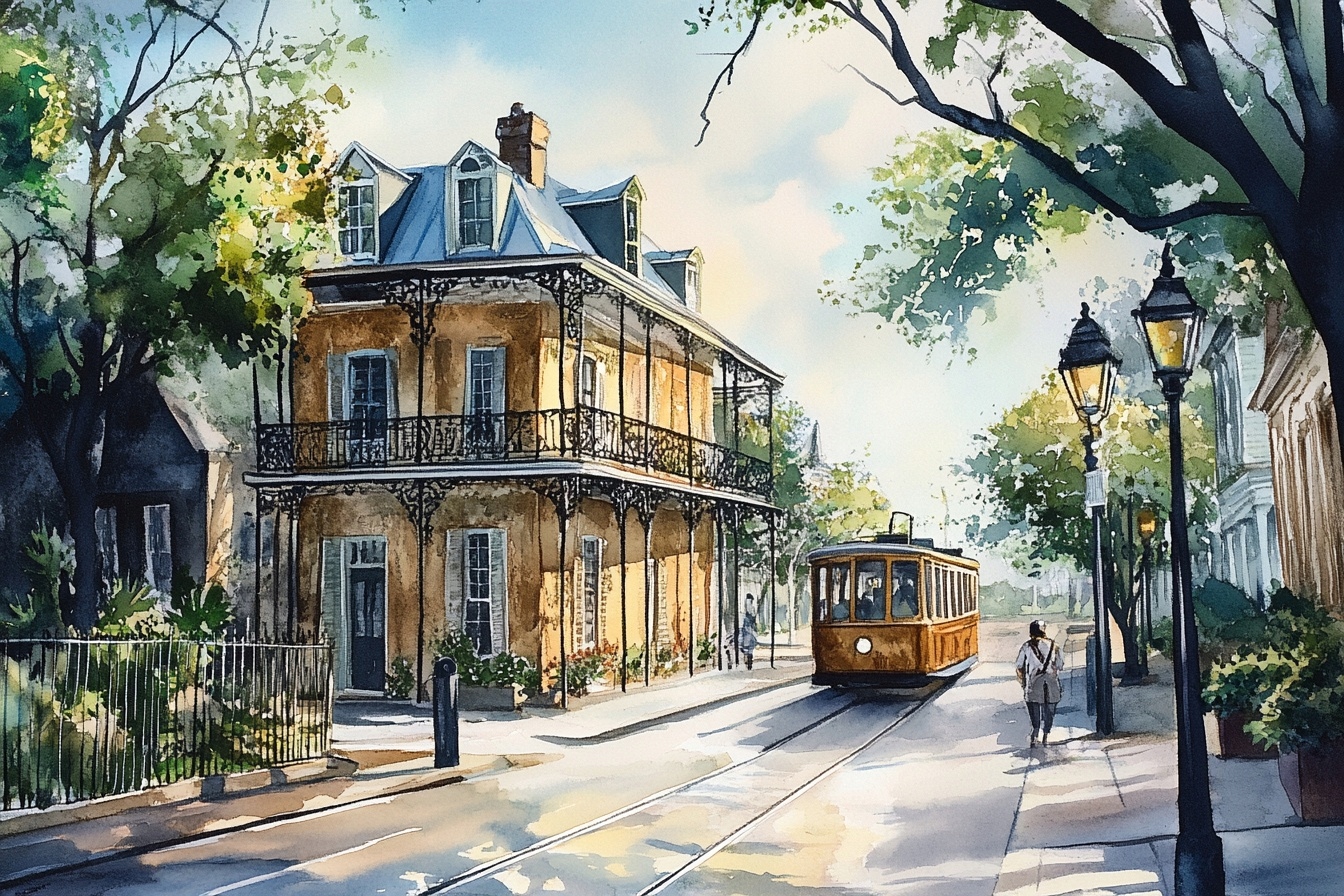 Obraz Na Plátně Canvas Město New Orleans Usa Ulice Koloniální Styl 120x80