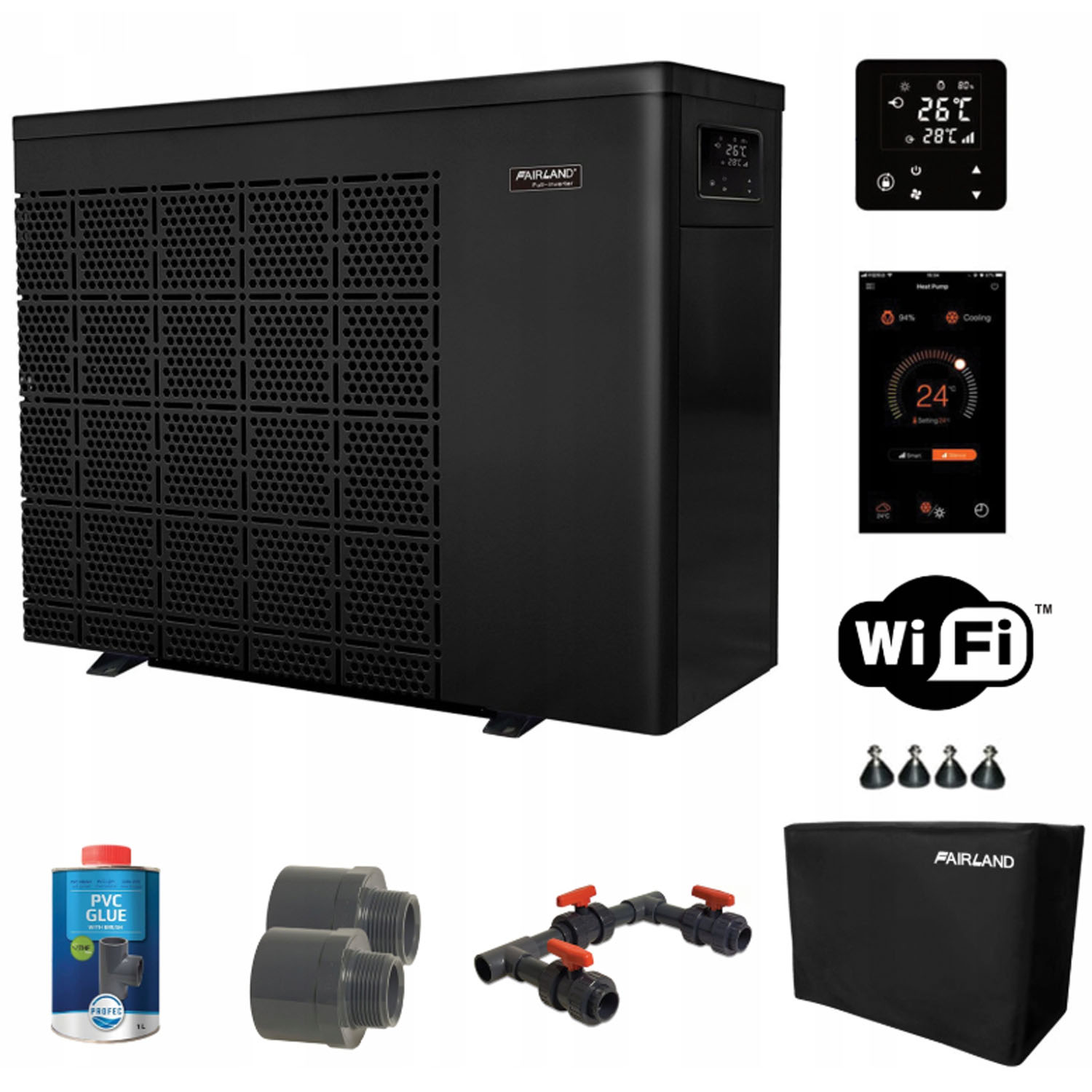 Bazénové tepelné čerpadlo 17,5 kW Inverter Fairland