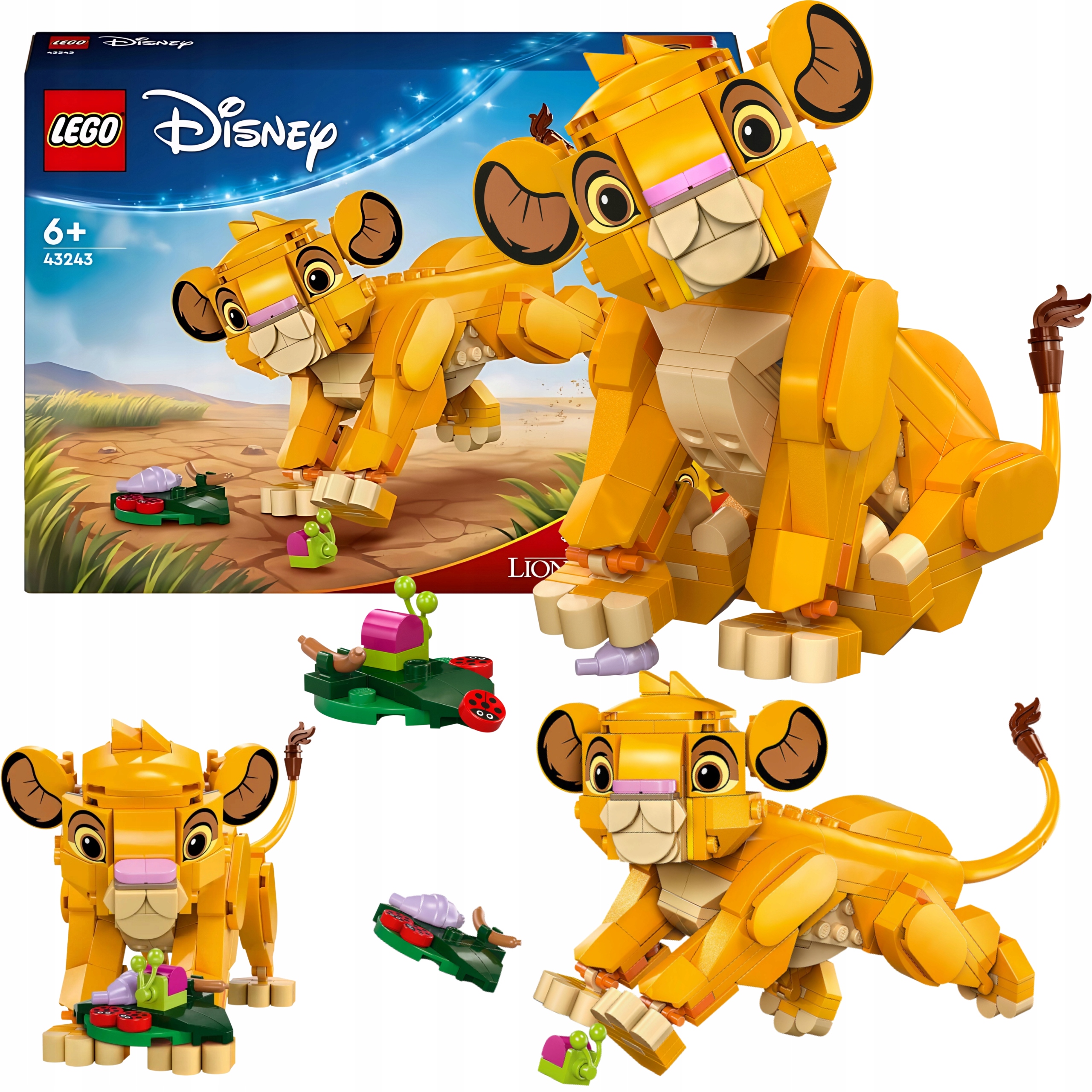 Lego 43243 Disney Król Lew Lwiątko Simba Na Święta Mikołaj Zestaw