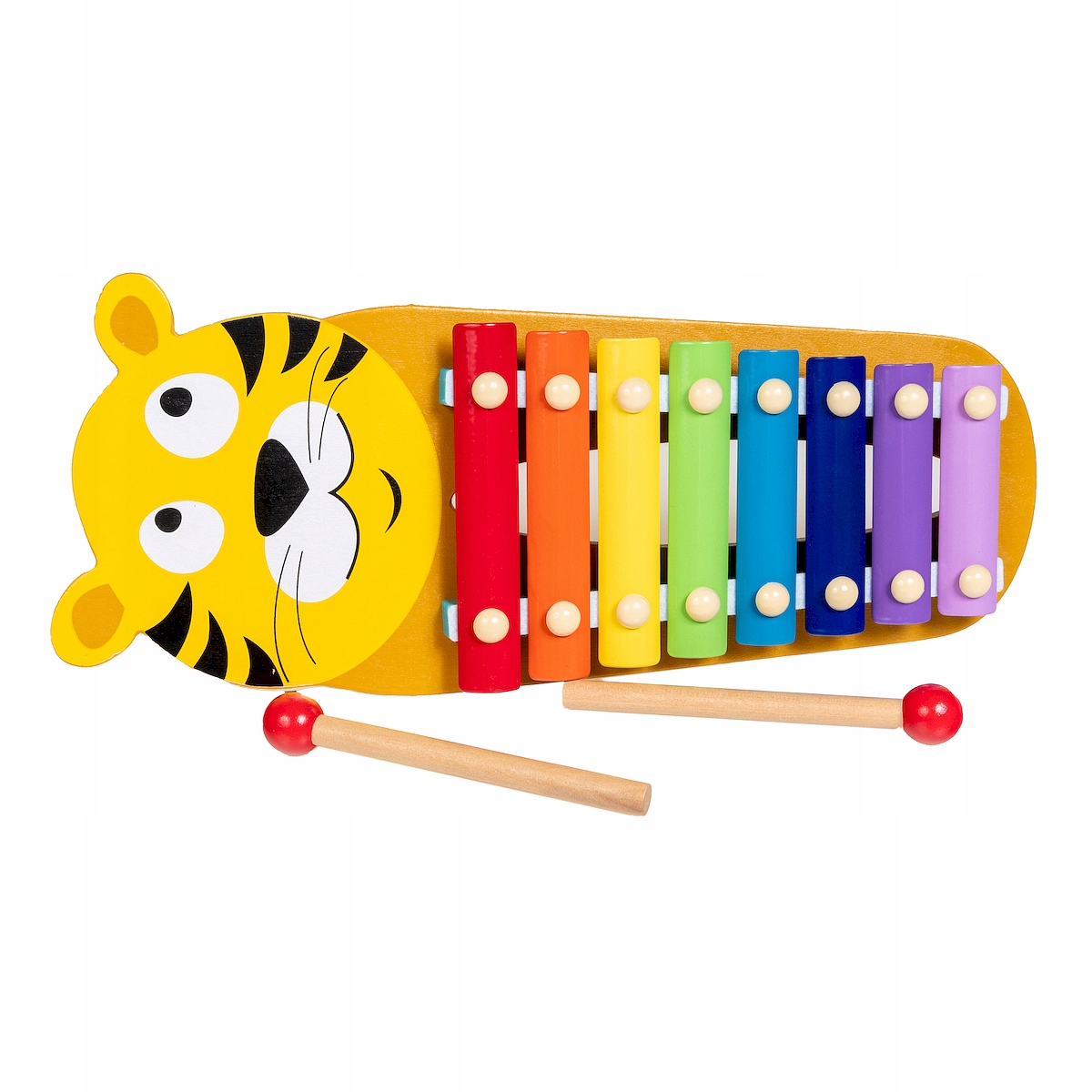 DREWNIANE CYMBAŁKI TYGRYSEK ZABAWKA MUZYCZNA SMILY Rodzaj cymbałki