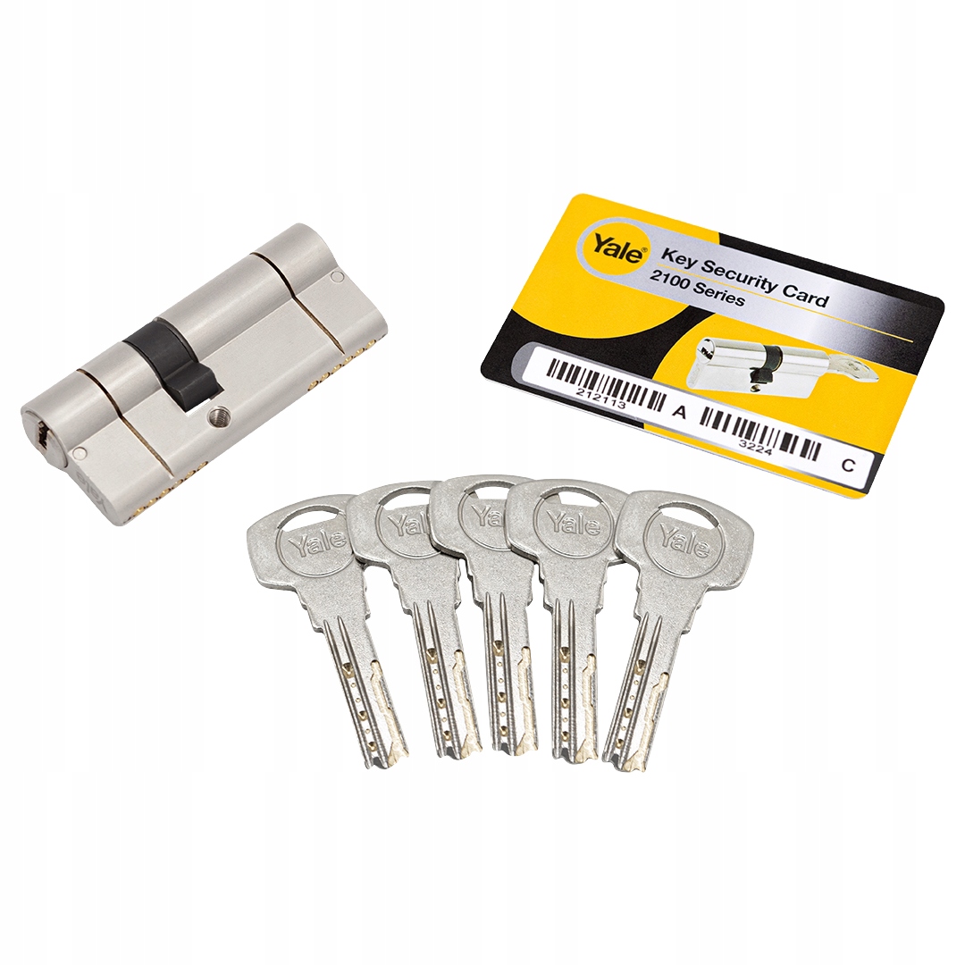 Vložka Assa Abloy Yale 2100 35/55 Maximum Security nikl Atest – třída 6D