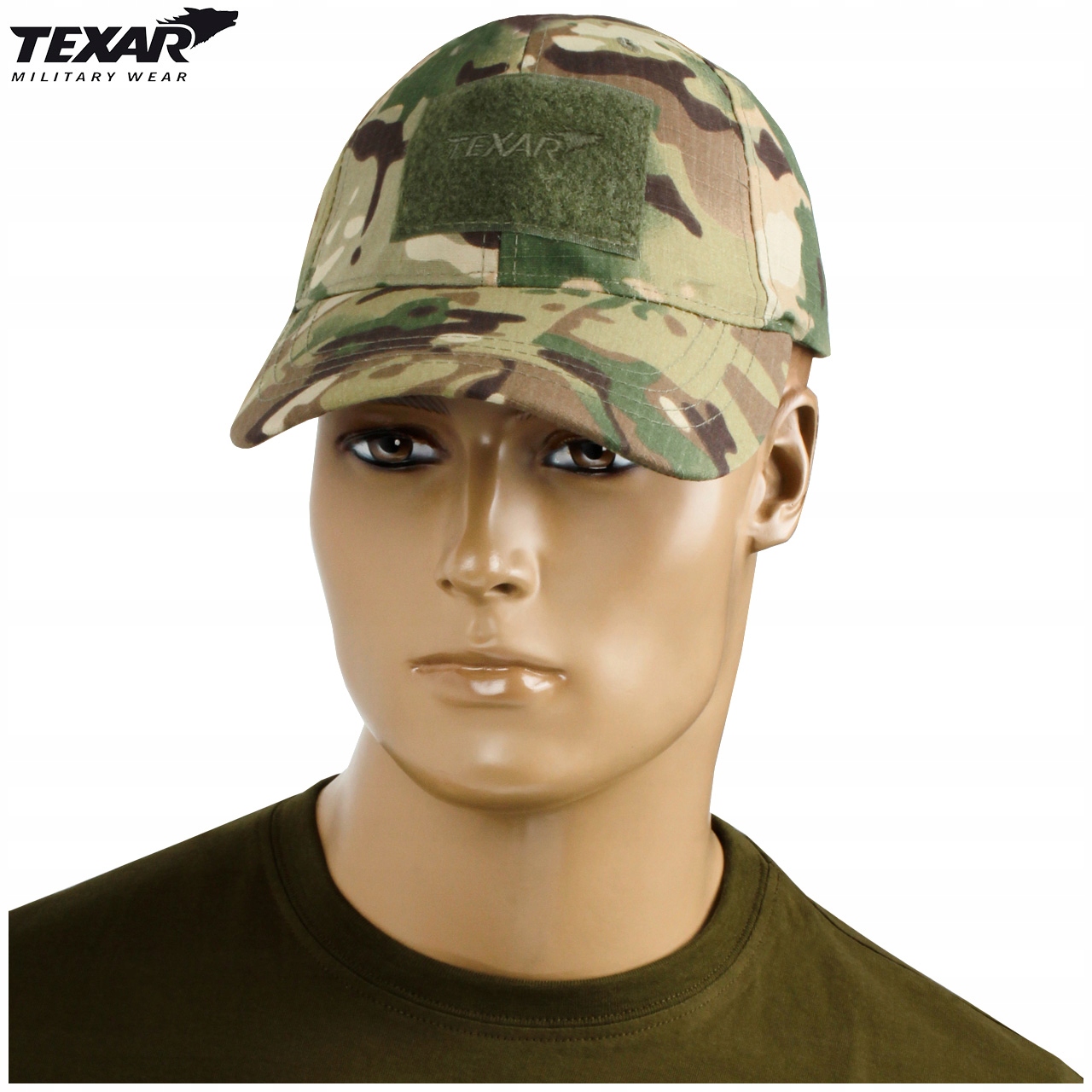 CZAPKA Z DASZKIEM WOJSKOWA TEXAR MORO MC CAMO Cechy z daszkiem