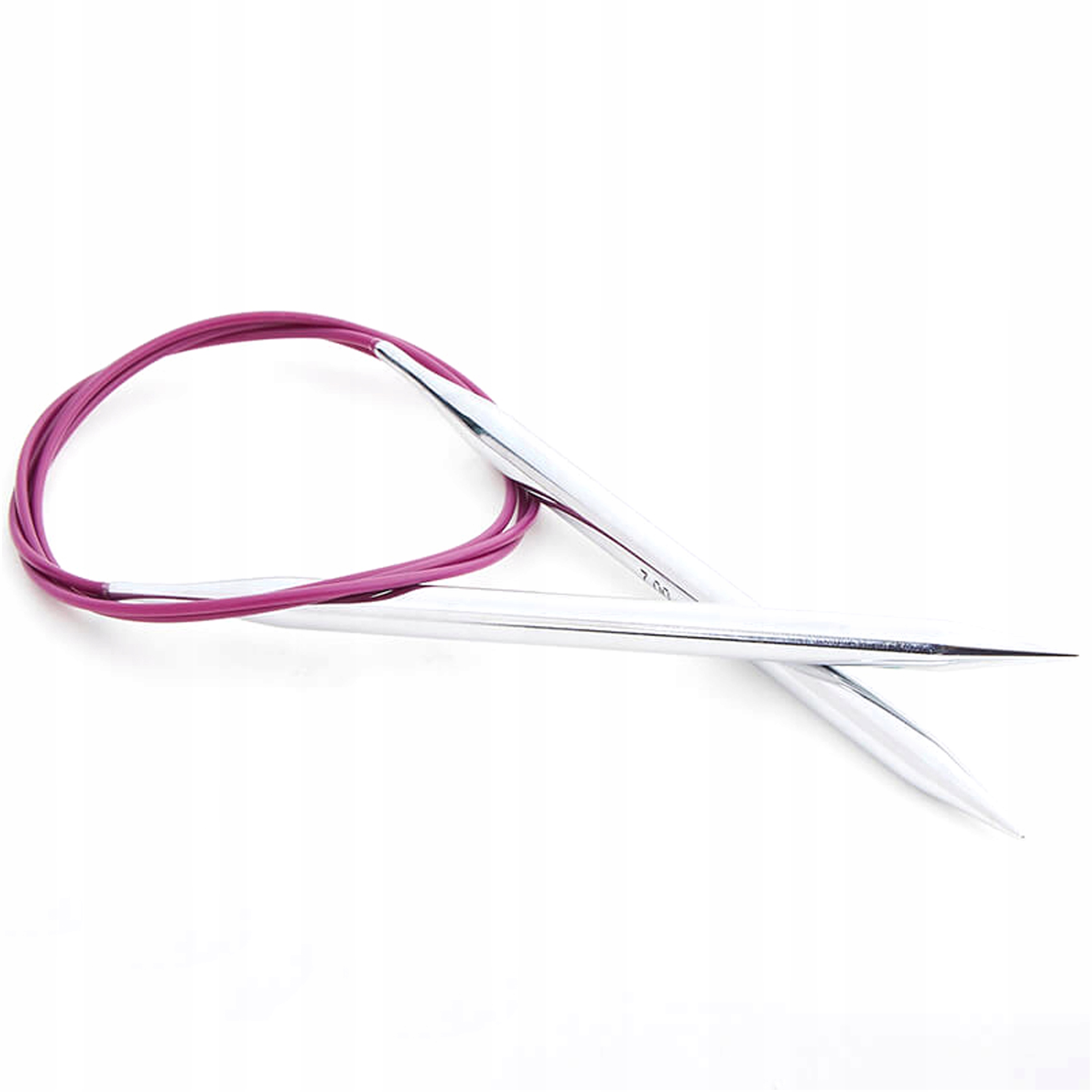 Dráty Knitpro kovové na vlasci 80cm 12,00mm