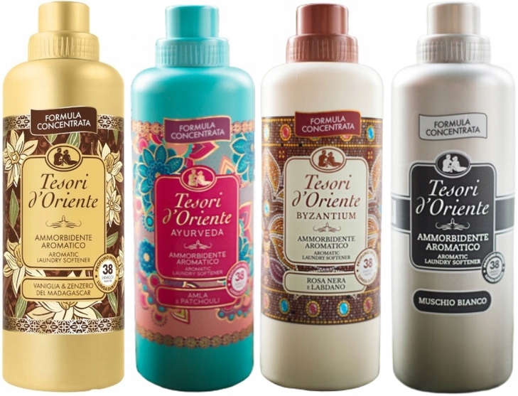 Levně Tesori d'Oriente Sada 4 krásných aviváží 760 ml Vabm