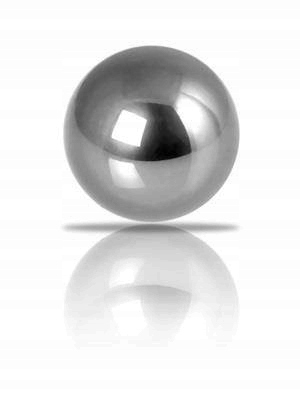 

Tytanowa kulka srebrna do piercingu 1,6/6