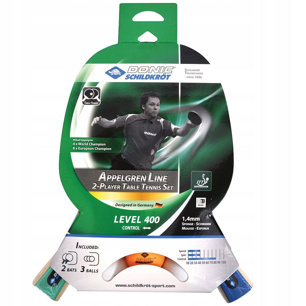 Paletki Rakietki do Ping Ponga DONIC Appelgren 400 Model Appelgren 400